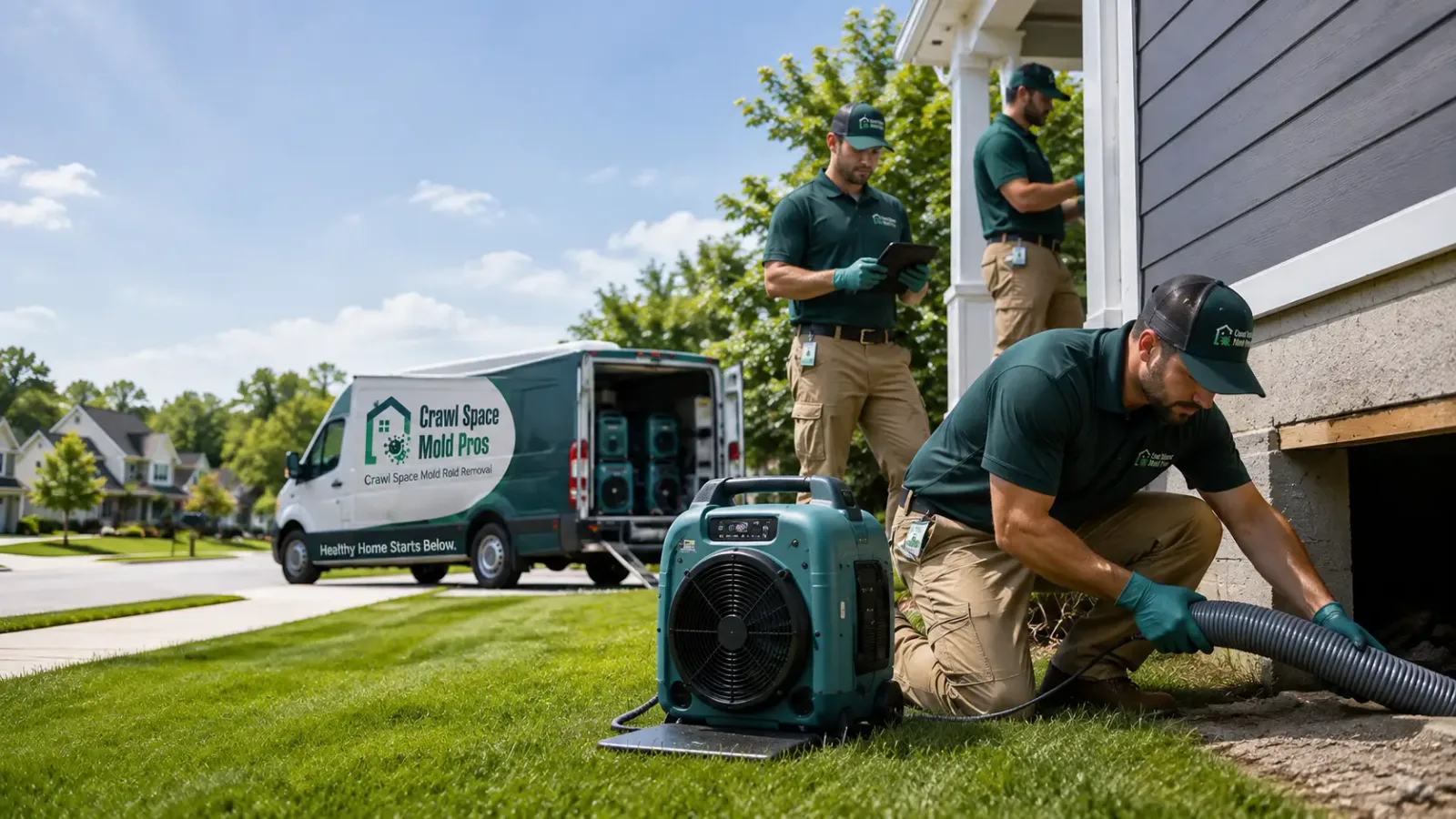 Crawl Space Mold Removal in Greenville, PA